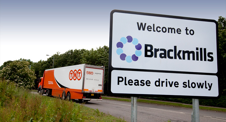 Welcome to Brackmills Sign
